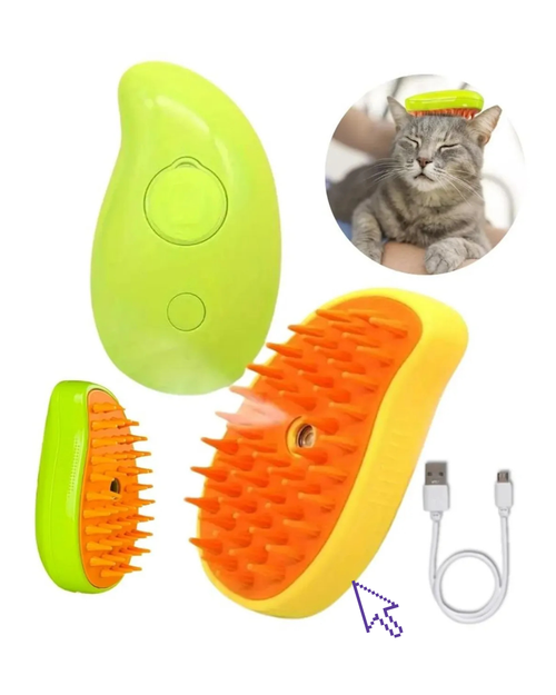 Cepillo de vapor para mascota 3 en 1